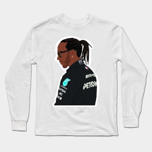 Lewis Hamilton for Mercedes at 2021 pre-season testing at Bahrain Long Sleeve T-Shirt